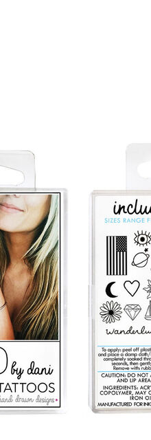 INKED by Dani Black and White Temporary Tattoos Pack INKED by Dani Black and White Temporary Tattoos Pack